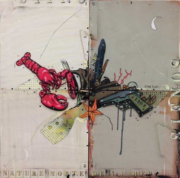 Nature morte de la Mer 120x120cm w