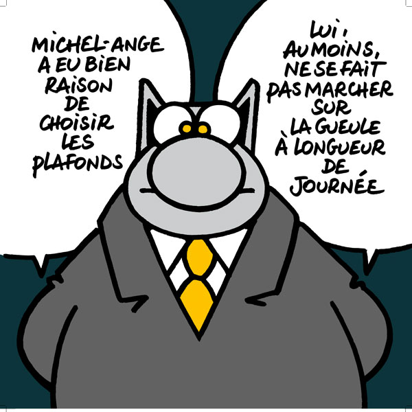 Merci Michel-Ange - sérigraphie sur carton - 84 x 84