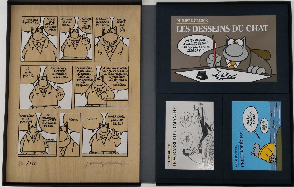 Véritable planche de BD - édition de luxe, 799 ex